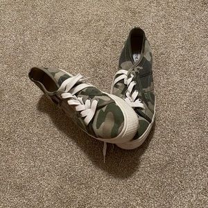 Camo high top sneakers